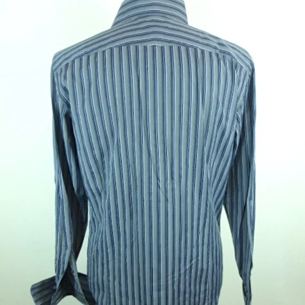 BANANA REPUBLIC Stripe french cuff cotton SHIRT M